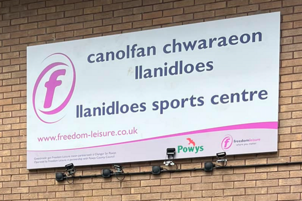 Picture of Llanidloes Leisure Centre Sign